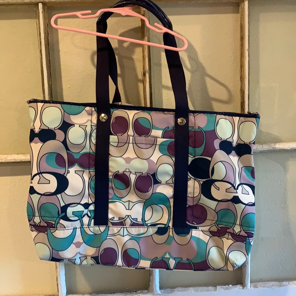 Large Coach tote